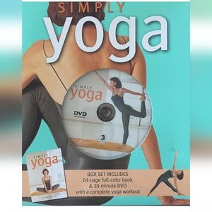 New in Box. Simply Yoga Box Set book and 30 min DVD w/ complete yoga workout